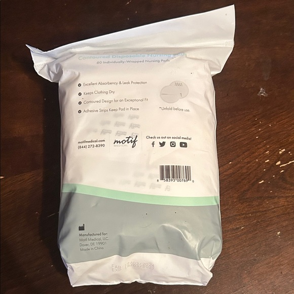 Motif Medical Nursing Pads Brand New Sealed - Picture 2 of 3